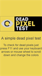 Mobile Screenshot of deadpixeltest.com